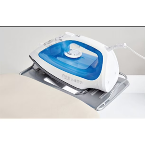 4-Leg Steel Mesh Top Adjustable Ironing Board, Mesh top, with 100% cotton cover and foam pad. Adjustable height up to 93.5cm.