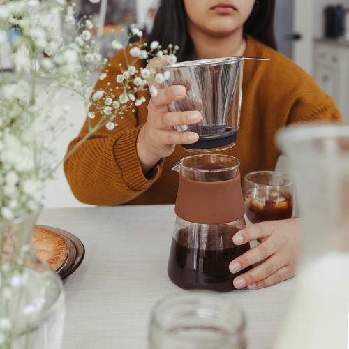 GROSCHE AMSTERDAM pour Over Coffee Maker | Filtre à café réutilisable