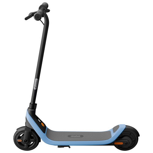 Trottinette électrique pour enfants Ninebot eKickScooter C2 Lite de Segway - Gris foncé/Bleu