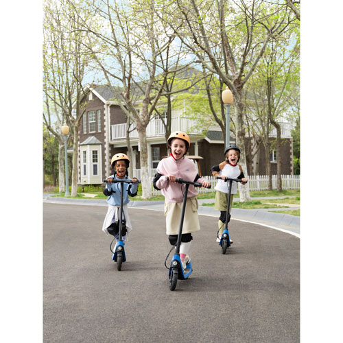 Trottinette électrique pour enfants Ninebot eKickScooter C2 Lite de Segway - Gris foncé/Bleu