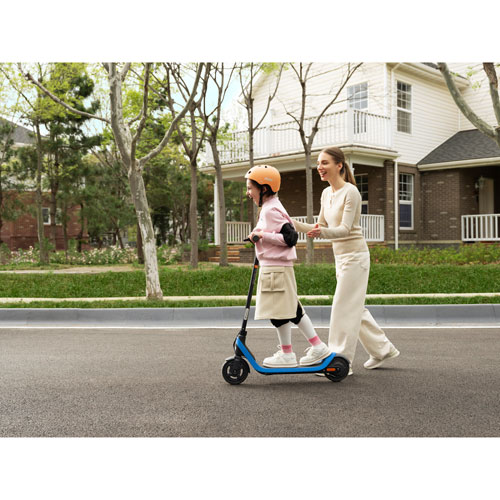 Trottinette électrique pour enfants Ninebot eKickScooter C2 Lite de Segway - Gris foncé/Bleu