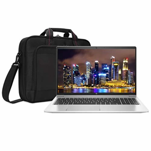 HP ProBook 455 G8 Laptop | 15.6" 1920x1080 FHD | Ryzen 5 - 5600U - 256GB SSD Hard Drive - 8GB RAM | 6 cores @ 4.2 GHz Win 10 Pro Silver by HP - Refurbished condition