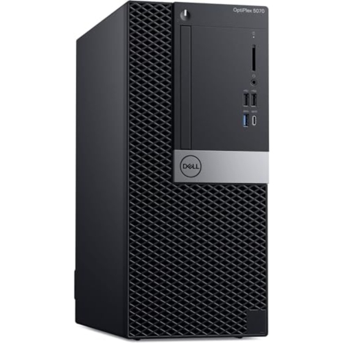 Dell Optiplex 5070 MT Mini Tower Desktop | Core i5 - 9500 - 1TB SSD Hard Drive - 8GB RAM | 6 cores @ 4.4 GHz Win 11 Pro Black by DELL - Refurbished condition - Image 3