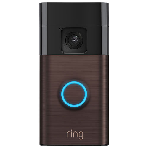 Ring Battery Doorbell with Head-to-Toe HD Video, Live View, Two-Way Talk & Motion Detection - Venetian Bronze