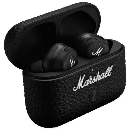 Écouteurs boutons 100 % sans fil à suppression du bruit Motif II de Marshall - Noir