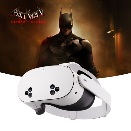 Meta Quest 3S 256GB VR Headset with Touch Plus Controllers & Batman ...