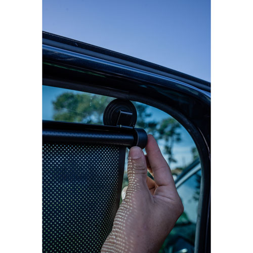 Pare-soleil de voiture Sun Rollers d'Ezi - Noir