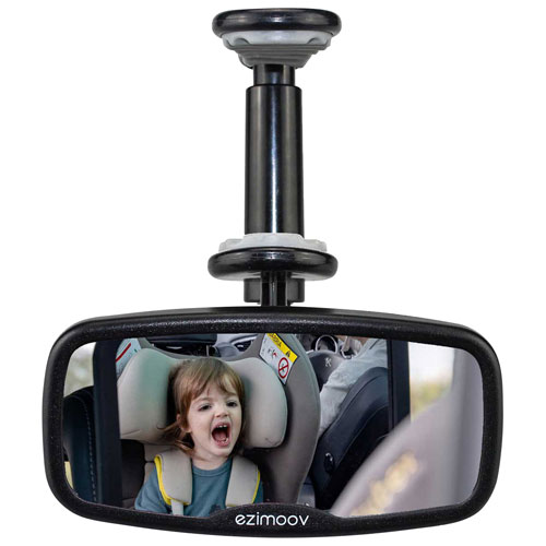 EZI LED Baby Car Seat Clip Mirror Black Made from Recycled Plastic Best Buy Canada