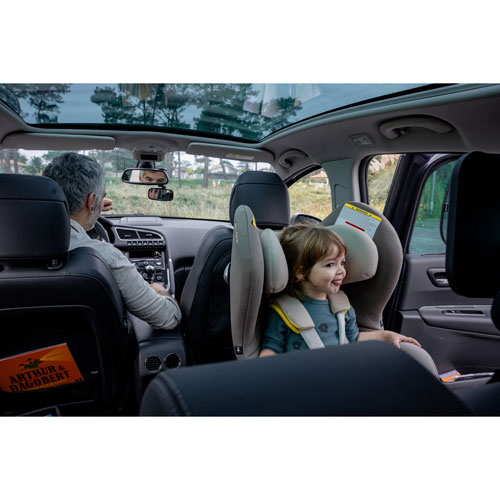 Ensemble avec miroir de rétroviseur ultralarge EZI Mirror - Noir - Fait de plastique recyclé