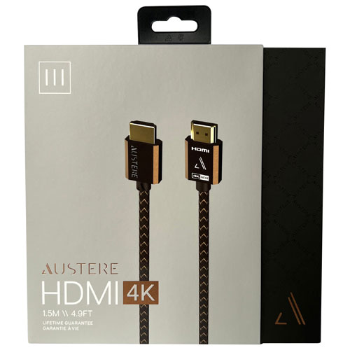 Câble HDMI Ultra HD 4K de 1,5 m III d'Austere