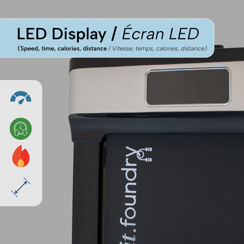 Tapis de marche roulant de Fit Foundry - Exclusivité de Best Buy