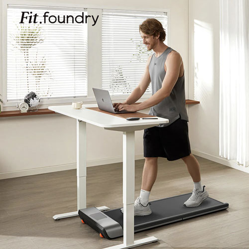 Image 9 of 11.. Fit Foundry Walking Pad Treadmill - Only at Best Buy