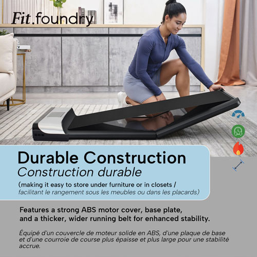 Image 11 of 11.. Fit Foundry Walking Pad Treadmill - Only at Best Buy