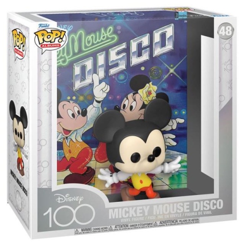 Funko Pop! Rocks Albums Disney 100th Anniversary Vinyl Figure Mickey Mouse Disco #48