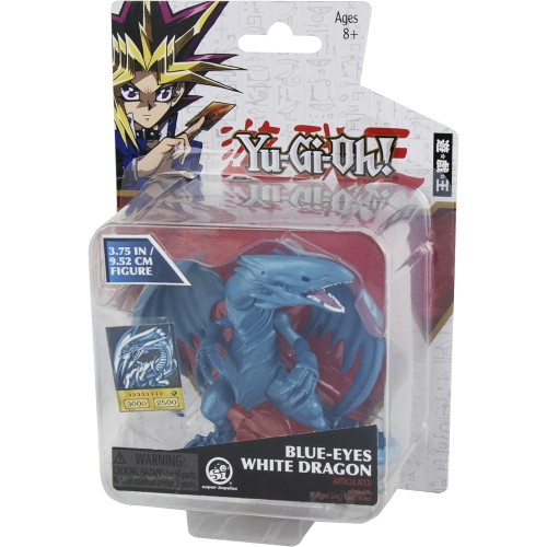 SUPER IMPULSE  Yu-Gi-Oh 3.75" Figure Blue-Eyes Dragon In White