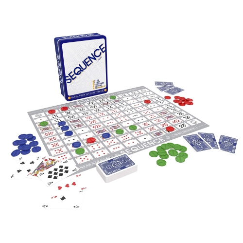 Goliath Games Sequence Tin 2-12 players, ages 7+, 20 minutes