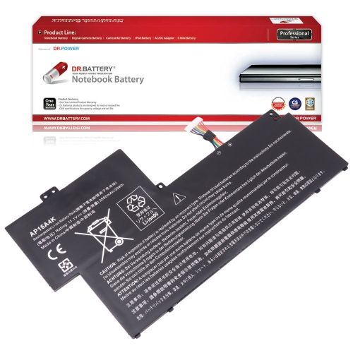 DR. BATTERY  Ap16A4K Battery for Acer Aspire One Cloudbook 11 Ao1-132 S5-371 N16Q9 Swift 1 Sf113 Series