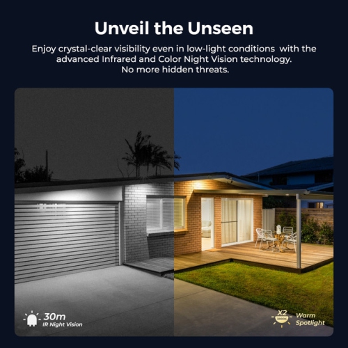 Reolink RLK8-1200V4 - Système de sécurité PoE IK10 UHD de 12&nbsp;Mpx avec projecteur de vision nocturne en couleur et grand angle de visionnement de