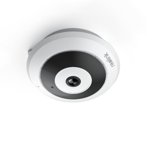 Reolink 6MP PoE 360° Panoramic Fisheye Camera with Built-in Siren & Two-Way Audio, Smart Person Detection, FE-P White