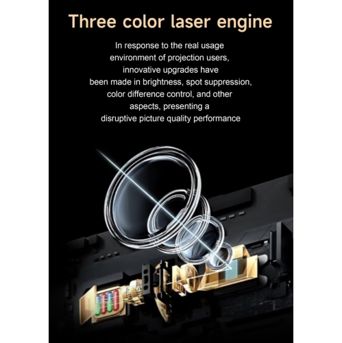 TUTT S24 Ultra Smart Home Theatre Cinematic Projector Auto Focus Keystone & APPs 4K | Android TV WiFi and Bluetooth, Netflix/YouTube Built-in Apps