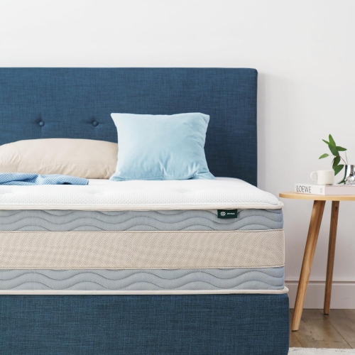 Zinus King Mattress - 10 Inch Green Tea Cooling Gel Memory Foam Hybrid Mattress, Pocket Coil Springs for Motion Isolation, CertiPUR-US Certified