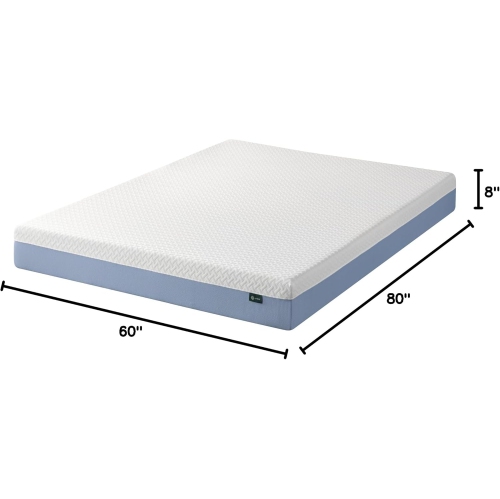 Zinus Queen Mattress - 8 Inch Green Tea Essential Foam Mattress, Pressure Relief for Cool Sleep, CertiPUR-US Certified Foam, Mattress in a Box,
