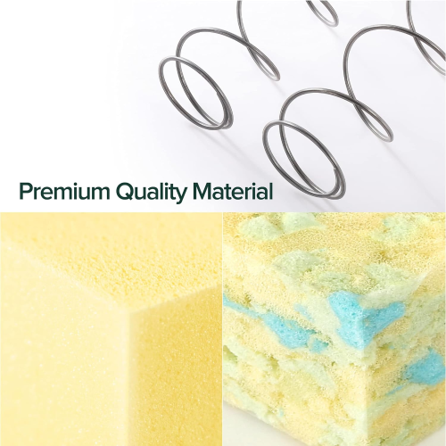 Zinus 8 Inch Green Tea Foam and Spring Hybrid Mattress / CertiPUR-US Certified Foams / Mattress-in-a-Box, King