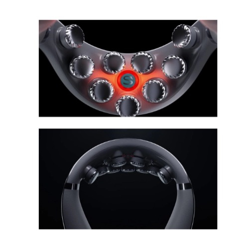 SKG G7 PRO-MAXNeck Massager with Heat, 9D Portable Deep Tissue Neck Massager, Cordless Electric Cervical Massager Neck Relaxer Women Men Gift