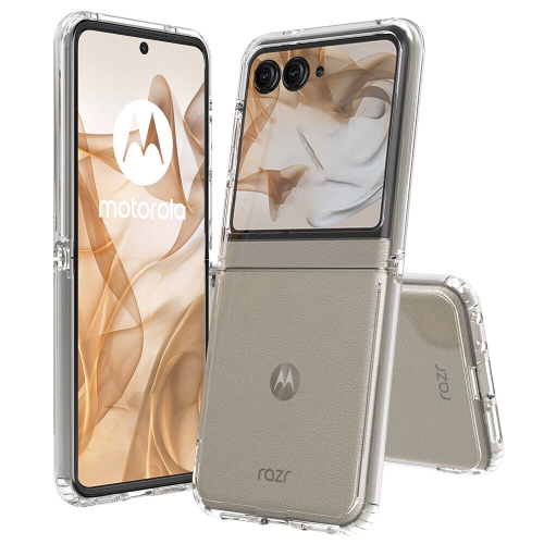 Image 1 de 4.. [CS] Étui mince en TPUR à l’arrière pour Motorola Moto Razr+ plus 2024, transparent
