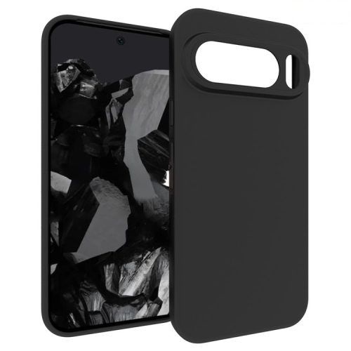 [CS] Thin TPU Bumper Soft Case Back Cover for Google Pixel 9 Pro XL, Black