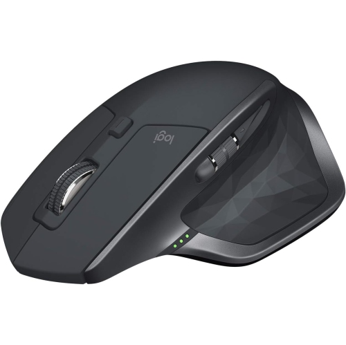 Image 1 de 8.. Souris sans fil Bluetooth MX Master 2S de Logitech, multisurface, Hyper-Fast défilement, ergonomique, rechargeable, permet de connecter jusqu'à 3