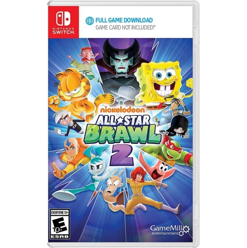 GAME MILL  Nickelodeon All Star Brawls 2 for Nintendo Switch (Code In Box) [Videogames] Pretty cool game me and my daughter love it Best Buy haves the best deals
