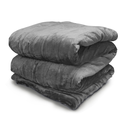 SUMKEA Plain Weave Muslin Heated Blanket