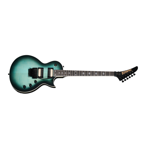 Kramer Assault Figured Electric Guitar with Gigbag - Caribbean Blue Perimeter