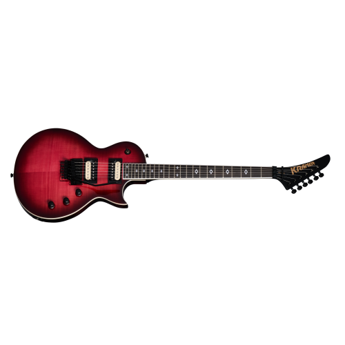 Kramer Assault Figured Electric Guitar with Gigbag - Magenta Perimeter