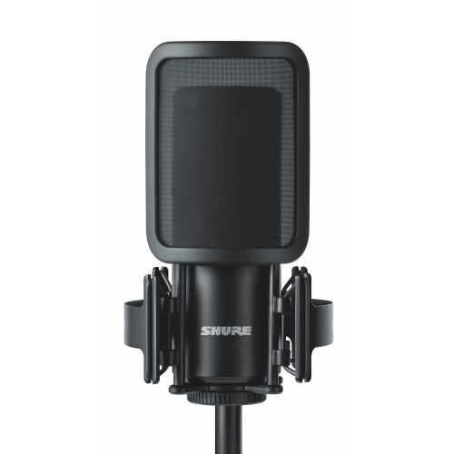 Shure SM4 Dual Diaphragm Condenser Microphone Kit with Shockmount - Black