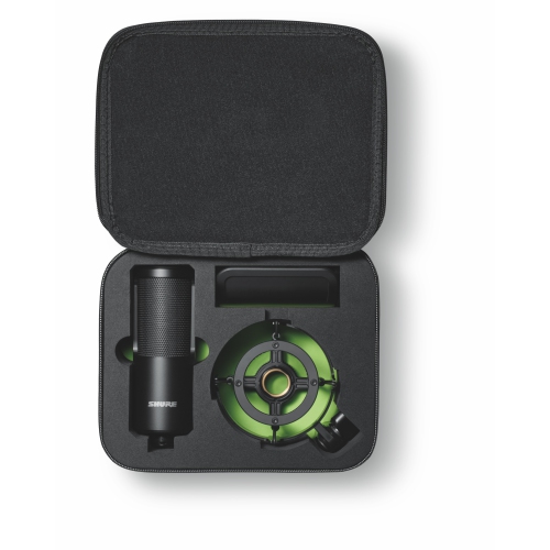 Shure SM4 Dual Diaphragm Condenser Microphone Kit with Shockmount - Black