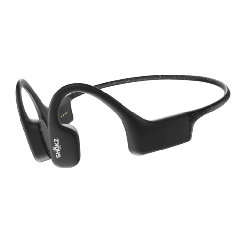 SHOKZ  - Openswim Bone Conduction Mp3 Waterproof Headphones for Swimming, No Bluetooth (Black)