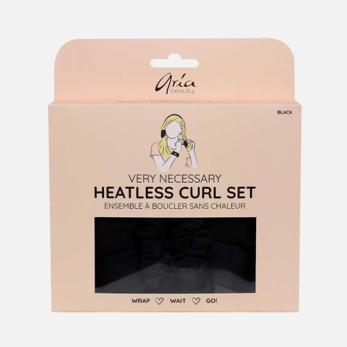 ARIA BEAUTY  - Heatless Curling Set (Black)