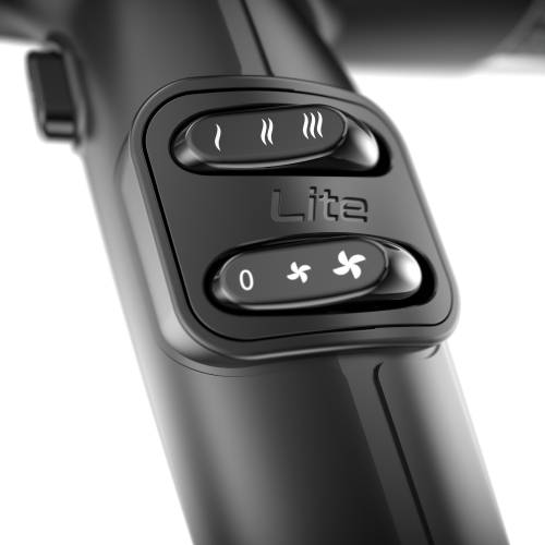 GAMA Italy iQ Perfetto LiteMax Hybrid Hairdryer - Black