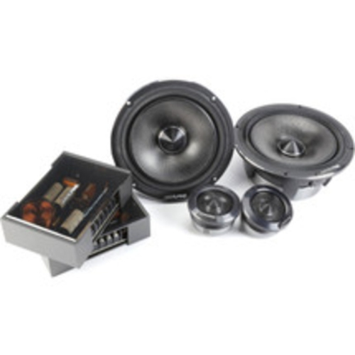 Alpine Status HDZ-65C Hi-Res 6.5” 100W RMS 2-Way Component Speaker Set