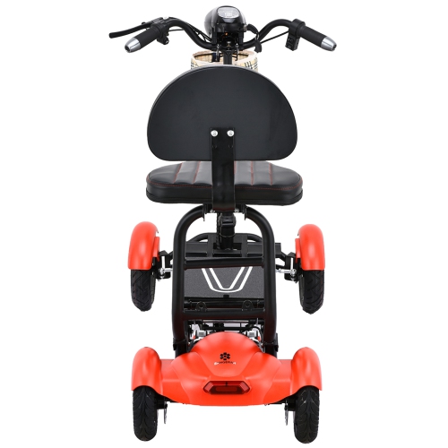 Dragon Mobile - Trottinette électrique pliable légère à 4 roues, trottinette électrique de voyage portative pour adultes et aînés, compacte et facile