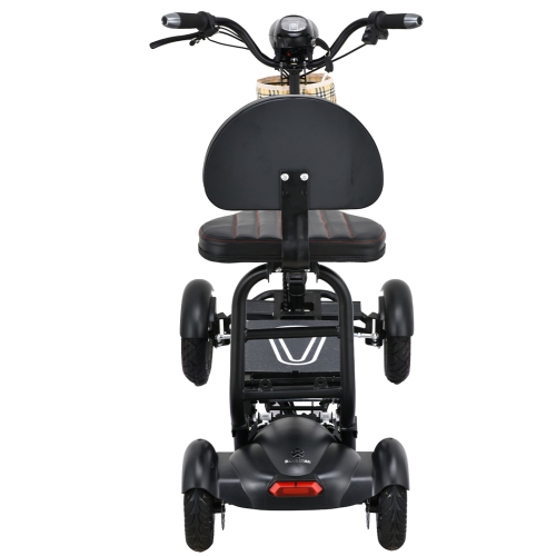 Dragon Mobile - Trottinette électrique pliable légère à 4 roues, trottinette électrique de voyage portative pour adultes et aînés, compacte et facile