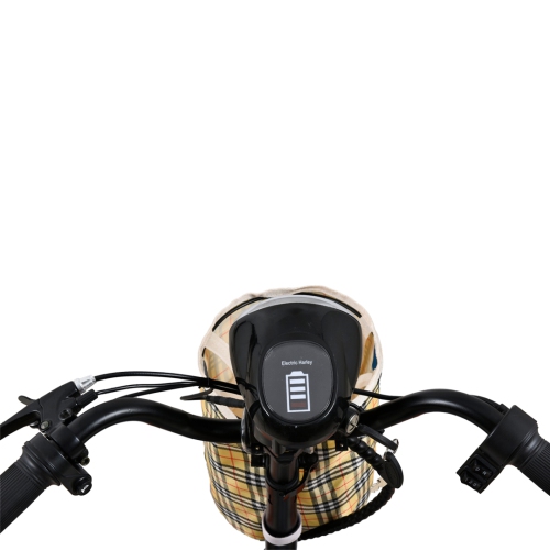 Dragon Mobile EX 4 Wheel Electric Scooter, Foldable Heavy-Duty with 3 Adjustable Speed, Reverse Gear, Large Leather Seat, LED Lights & Free Front