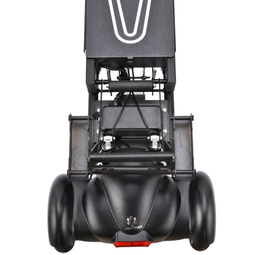 Dragon Mobile EX 4 Wheel Electric Scooter Rides 20 km, Foldable Heavy-Duty with 3 Adjustable Speeds, Reverse Gear, Large Leather Seat, LED Lights &