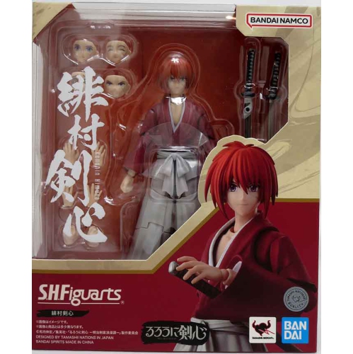 TAMASHII NATIONS  Rurouni Kenshin Meiji Swordsman Romantic Story 6 Inch Action Figure S.h. Figuarts - Kenshin Himura