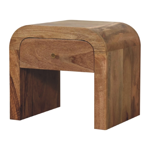 Artisan Furniture Solid Wood Darcy Nightstand In chestnut Finish