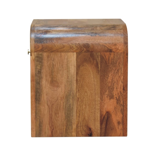 Artisan Furniture Solid Wood Darcy Nightstand In chestnut Finish