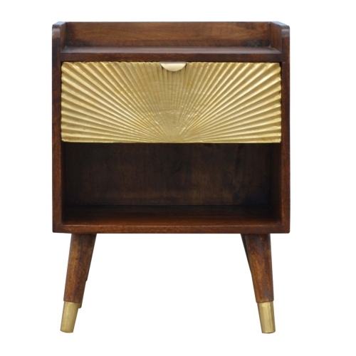 Artisan Furniture Manila Gold 1 Drawer Nightstand