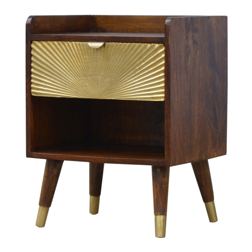 Artisan Furniture Manila Gold 1 Drawer Nightstand